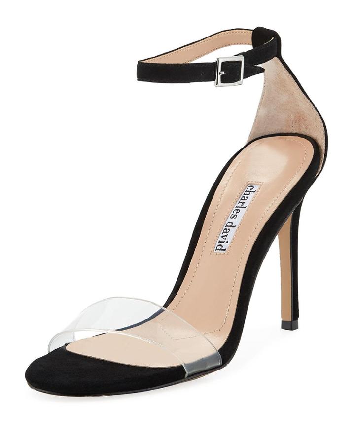 Carla Minimalist Suede And Pvc