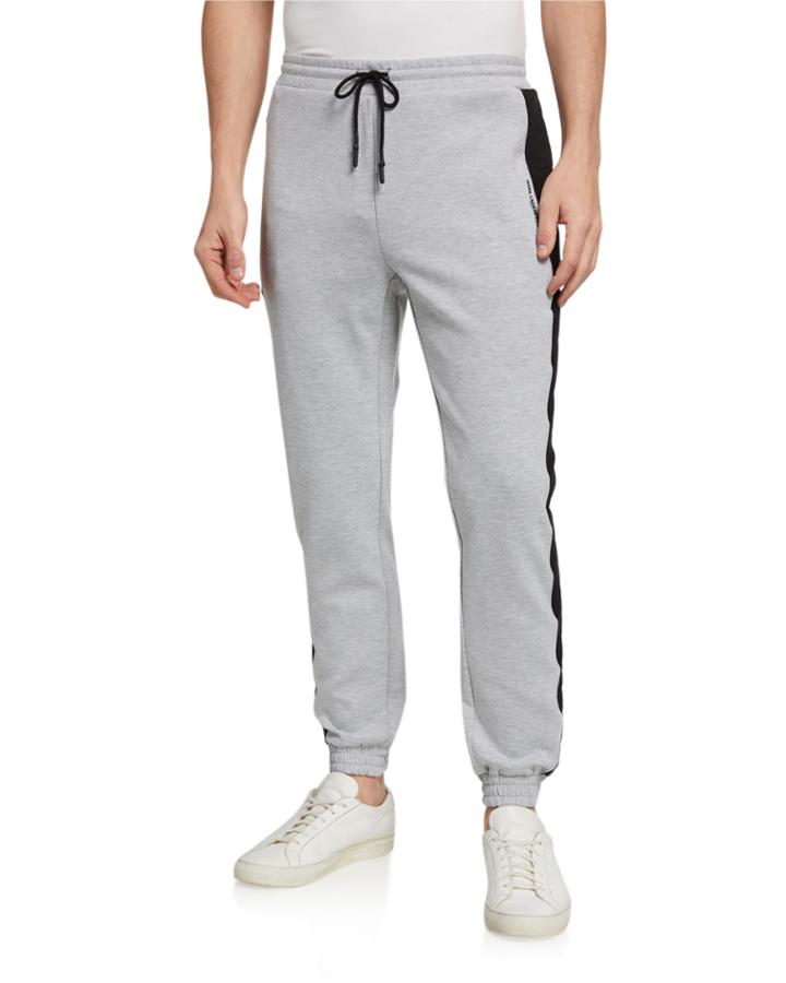 Men's Quilted-insert Jogger Pants