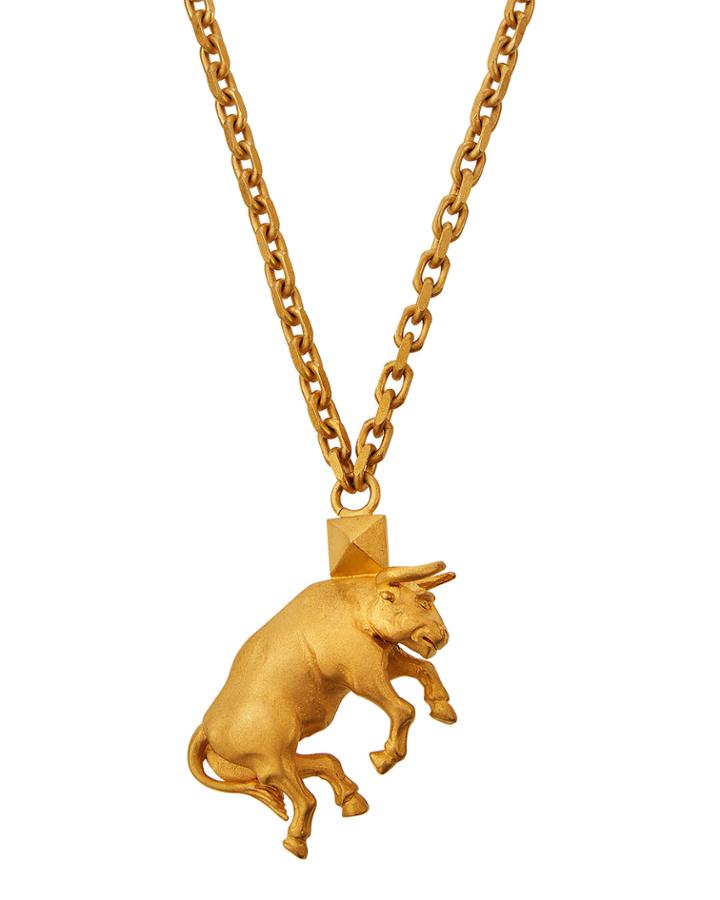 Ox Pendant Necklace