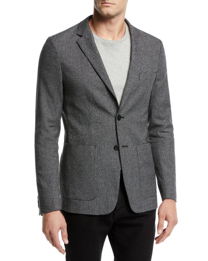 Men's Clinton Flecked Knit Jacket