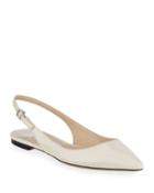 Erin Patent Leather Slingback Flats