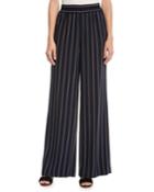 Hester Studio Stripe Drape Cloth Pants