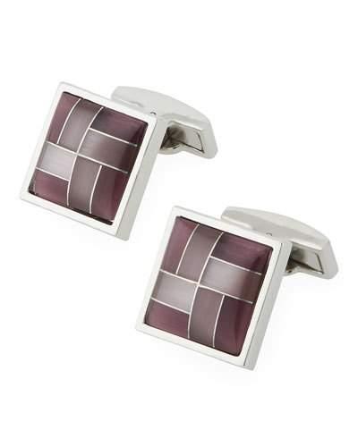 Geometric Colored Glass Cuff