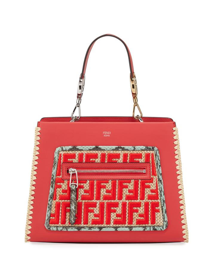 Runaway Small Python-print Leather Ff
