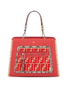 Runaway Small Python-print Leather Ff