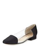 Frances Grain Illusion Flat, Black