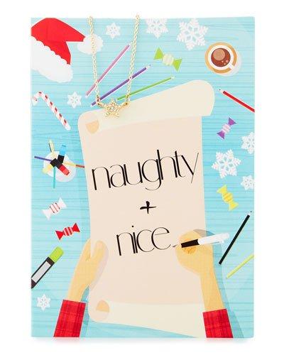 Star Necklace With Naughty + Nice Card