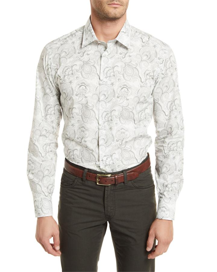 Paisley-print Long-sleeve