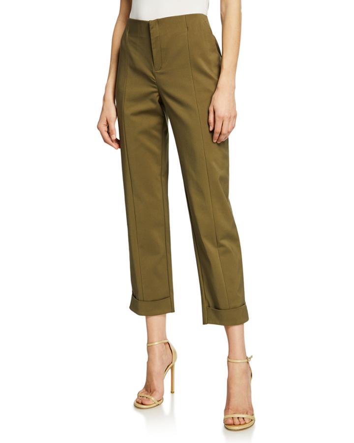 Cuffed Stretch Skinny-leg Pants