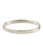 Sterling Silver Senso&trade; 3-section Medium Bangle With Diamonds