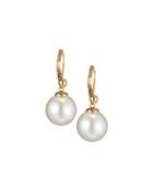 18k Vermeil Pearl Drop Earrings,