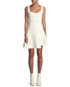 Annette Scoop-neck Sleeveless Fit-and-flare