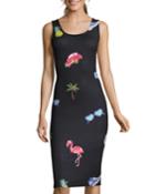 Vacation Patchwork Bodycon Dress