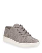 Clifton Felt Wool Lace-up Low-top