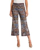 Mirielle Abstract Capri Pants