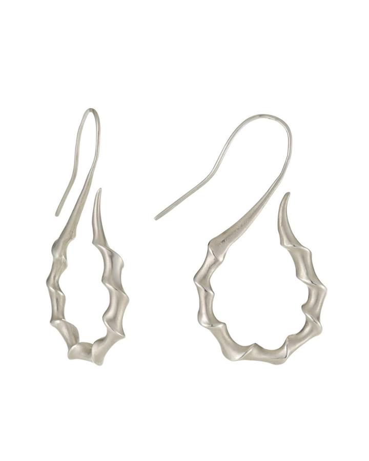 Swani Horn Hoop Earrings