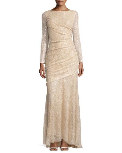 Long-sleeve Sequined