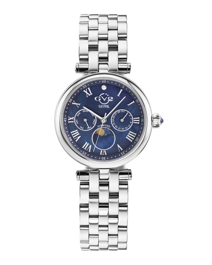 Florence Moon Phase Diamond Swiss Watch,