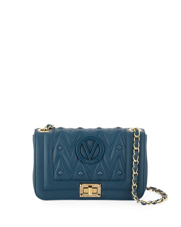 Beatriz D Sauvage Studs Quilted Leather