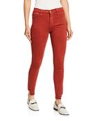 Le High Skinny Frayed Gusset