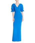 Zeina Tie-sleeve Gown