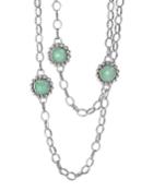 Silver Maya Variscite Chain