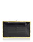 Speccio Faceted Box Clutch Bag