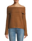 Benigna Off-the-shoulder Ribbed