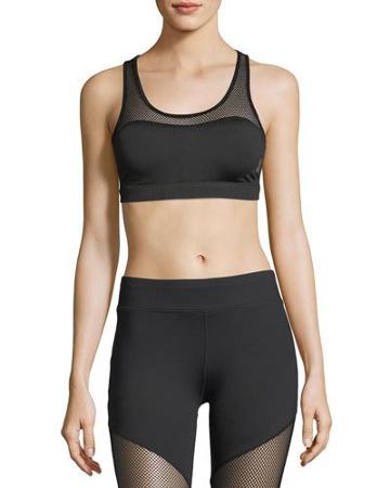 Element Mesh Sports Bra, Black
