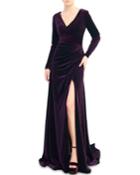 Velvet Long-sleeve Thigh
