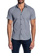 Men's Semi-fit Woven Micro-print