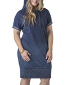 Plus Size Tori Oversize Hooded Knit Dress