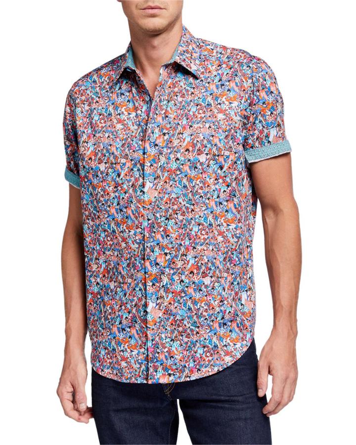 Men's Kabuki Short-sleeve Multicolor