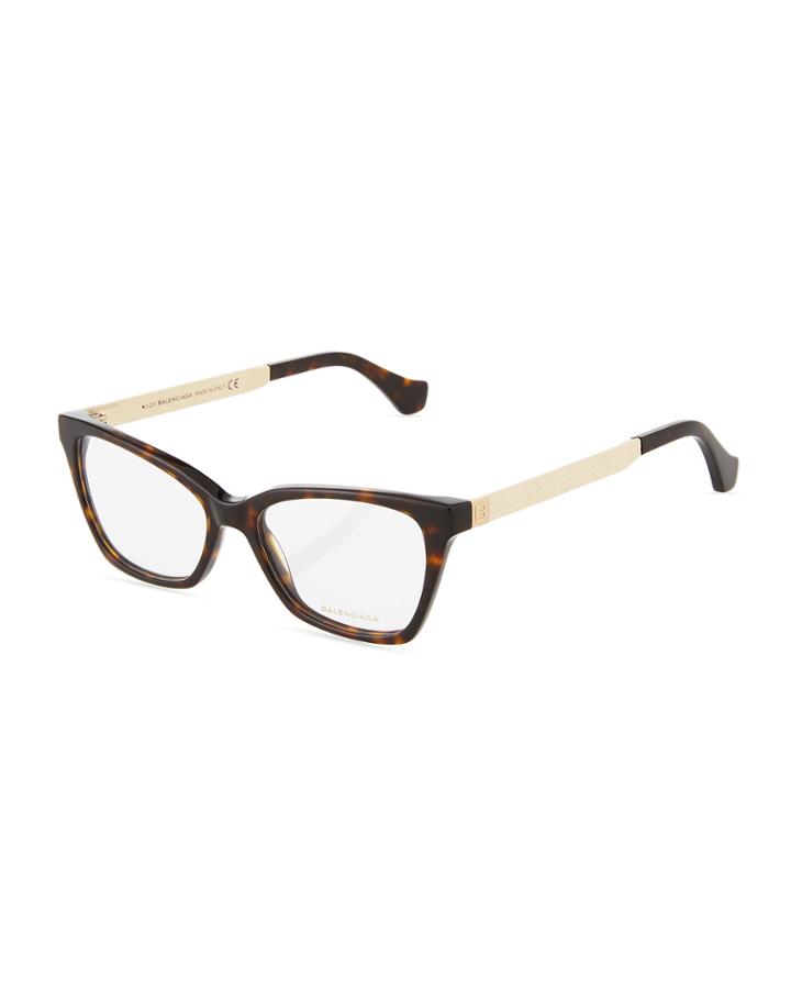 Square Plastic Tortoiseshell Optical Glasses