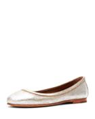 Carson Metallic Leather Ballet Flats