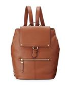 Ilianna Pebbled Leather Backpack