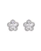 Silver Daisy Cz Crystal