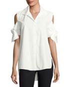 Tie-sleeve Long Cotton