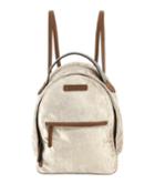 Medium Velvet Backpack With