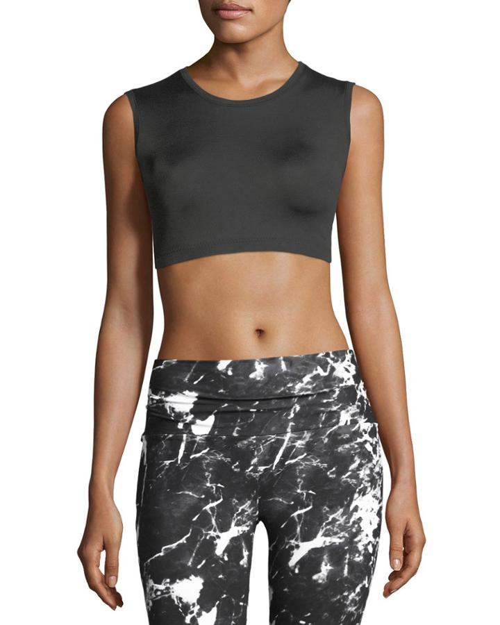 Sleeveless Performance Crop Top