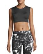 Sleeveless Performance Crop Top
