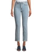 Evansville High-waist Cropped Straight-leg Jeans