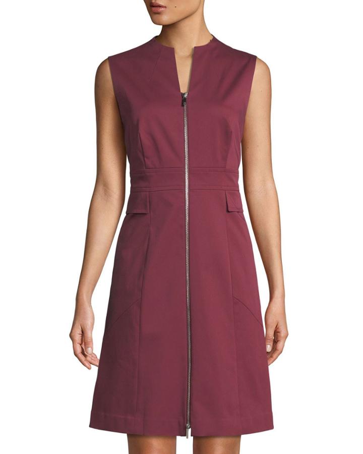 Carlina Zip-front Dress