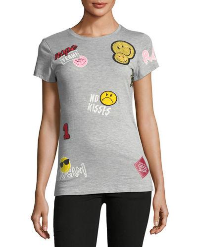Patchwork Embellished Tee