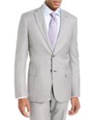 Houndstooth Wool-silk Two-piece