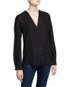 Haty Curved Hem Blouse