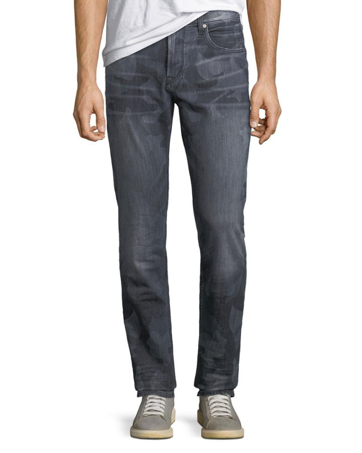 Men's Capture Woven Straight-leg Jeans, Gray