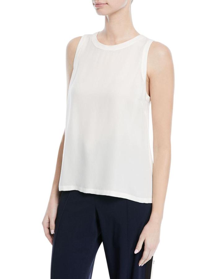 Mina Crewneck Sleeveless Cross-back