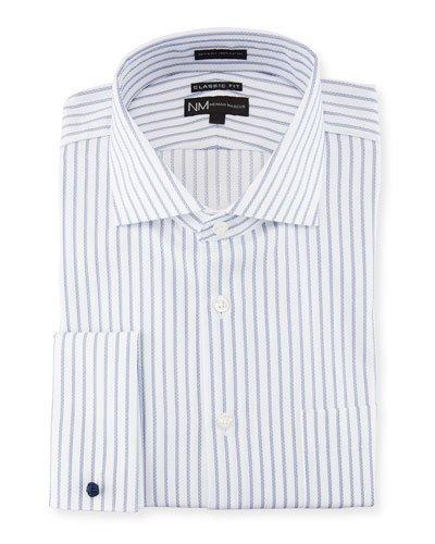 Classic-fit Regular Finish Striped Dobby Dress