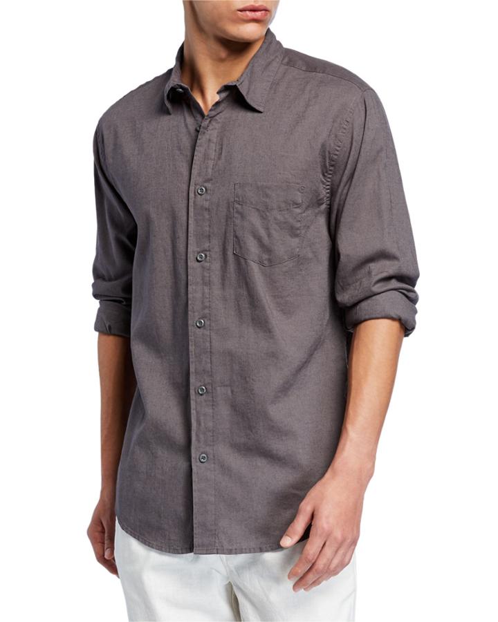 Men's Abe Casual Button-front